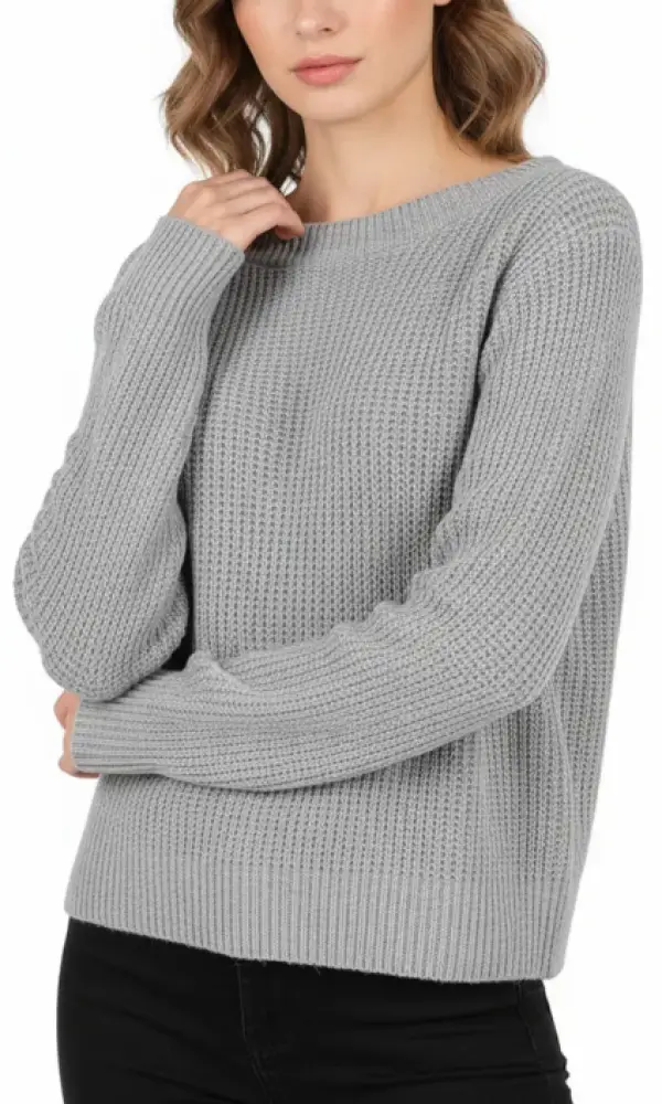 Свитер вязаный оверсайз р-р 40-48