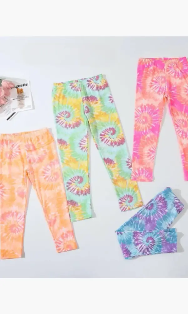 Лосины с принтом для девочки (р-р 100-140)