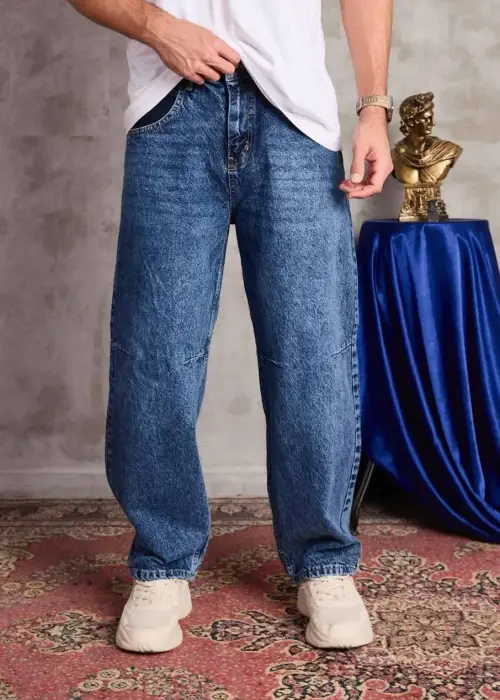 Джинсы багги широкие мужские (р-р 28-34)