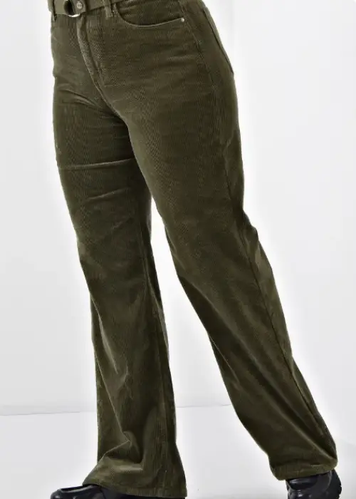 Брюки вельветовые широкие женские (р-р 25-33)