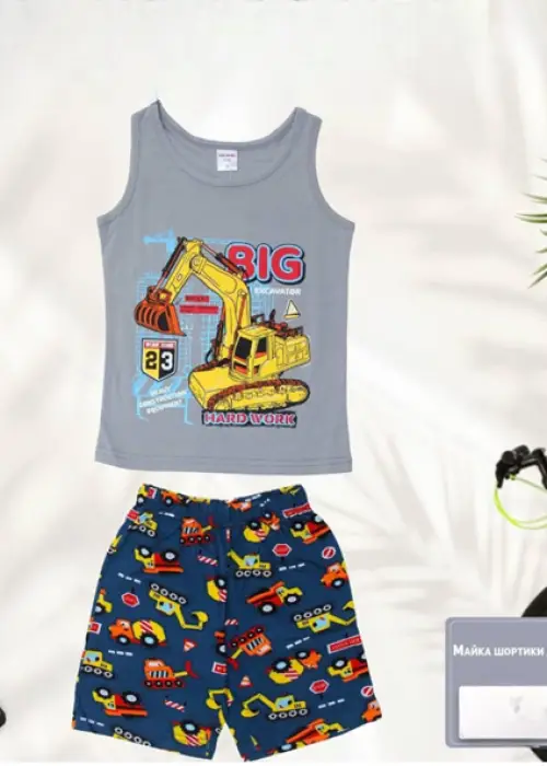 Комплект майка-шорты для мальчика (р-р 5-8 лет)