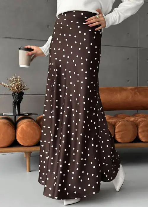 Юбка женская атласная макси (длина 105 см) р-р 42-48