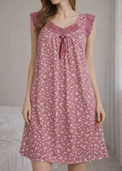 Ночная сорочка женская принт р-р 50-60