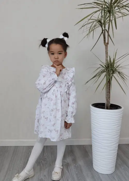 Платье из муслина для девочки р-р 28-34