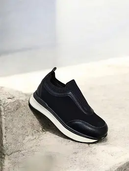 Кроссовки слипоны на резинке замшевые женские (р-р 36-41)