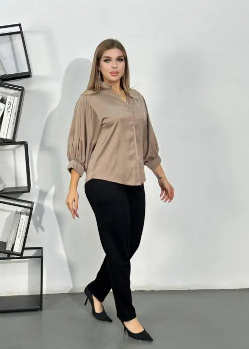 Блузка женская с укороченным рукавом р-р 48-54