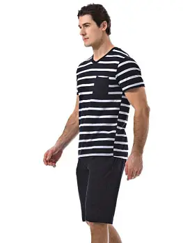 Костюм мужской спортивный летний футболка и шорты р-р 48-56