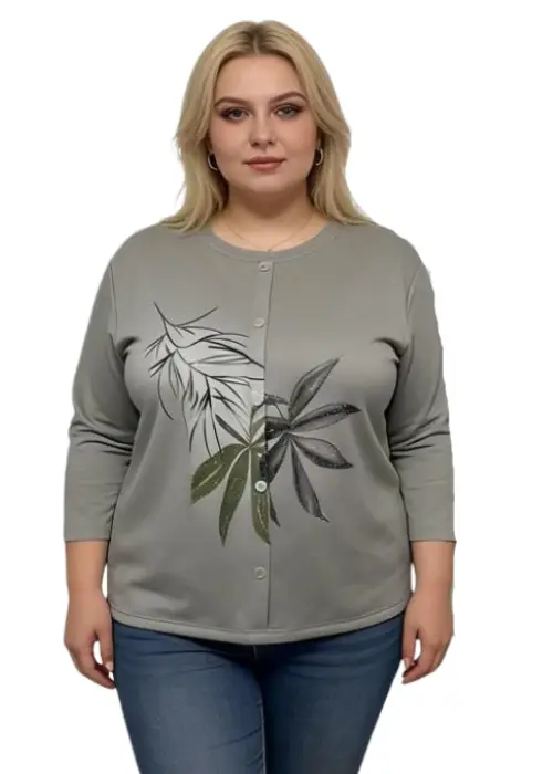 Кардиган на пуговицах женский р-р 3XL-6XL