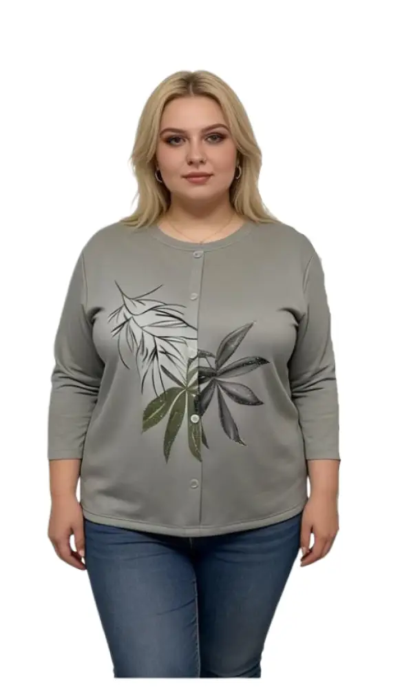 Кардиган на пуговицах женский р-р 3XL-6XL