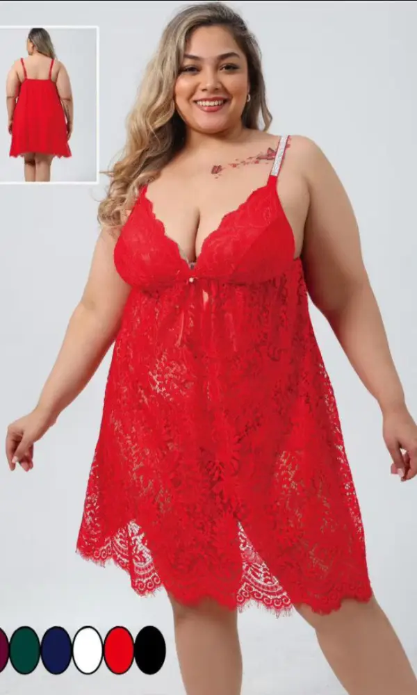 Пеньюар кружевной (XXL-XXXL)