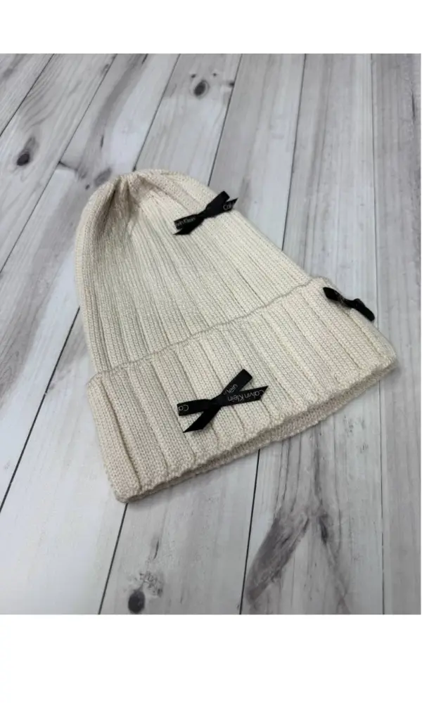 Шапка женская с бантиками р-р 56-60