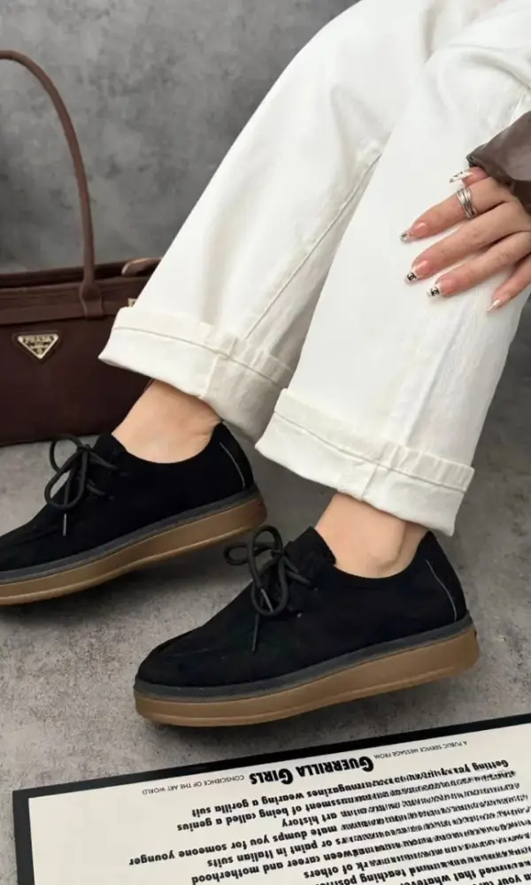 Лоферы на шнурках, полуботинки женские (р-р 36-41)