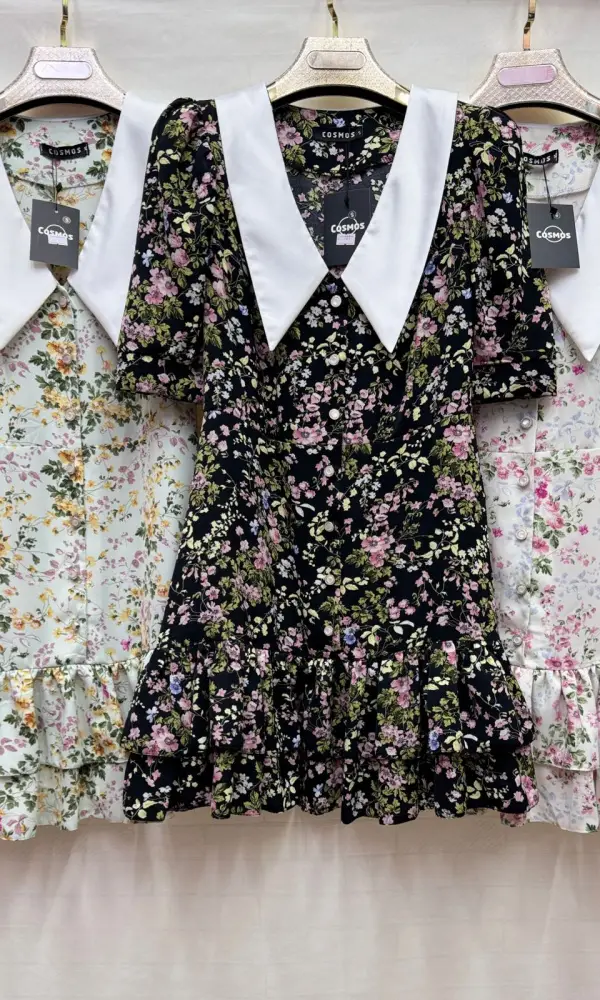 Платье в длине мини с воротничком ( р-р 42,44)