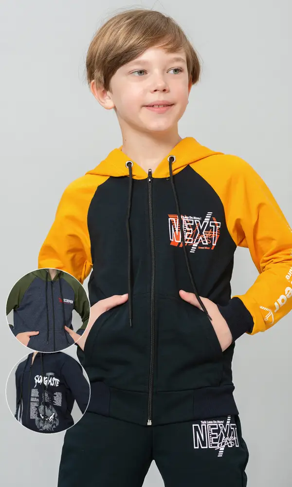 Костюм "Спорт" для мальчика (8-14 лет), с принтом