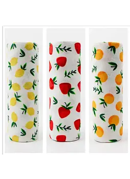 Салфетки для кухни с принтом фрукты 25*25