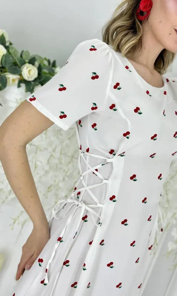 Платье женское летнее на завязках ( р-р 42-48)