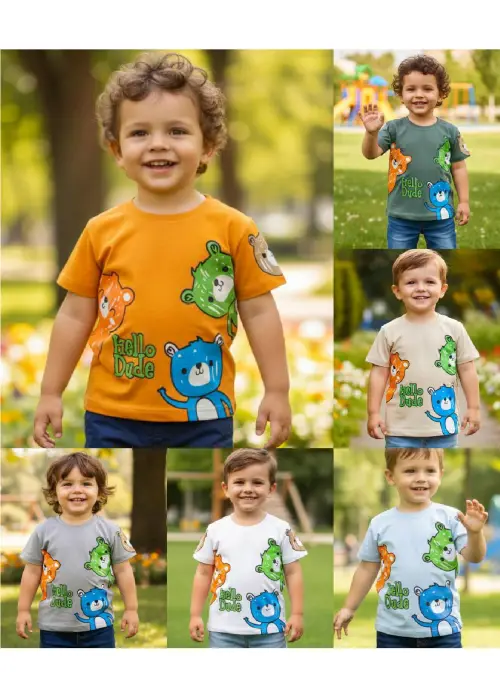 Футболка для мальчика с принтом р-р 2-5 лет