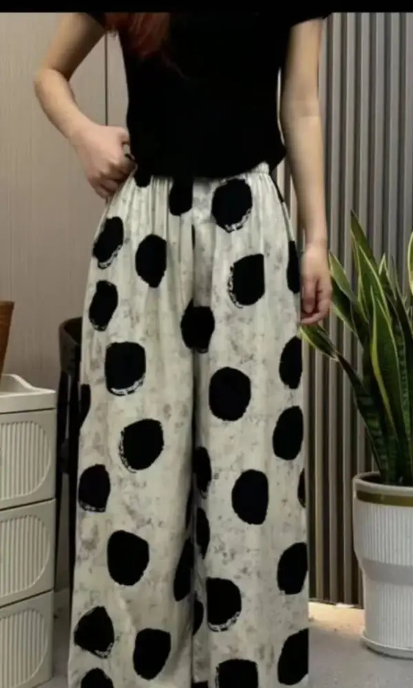 Брюки штапель домашние женские (р-р единый 42-50)