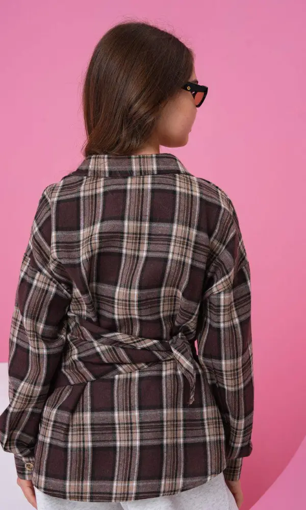 Рубашка с майкой и баской для девочки р-р 36-44