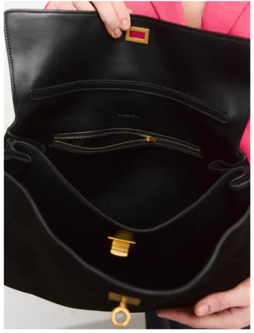 Сумка замшевая большая 35*25*14