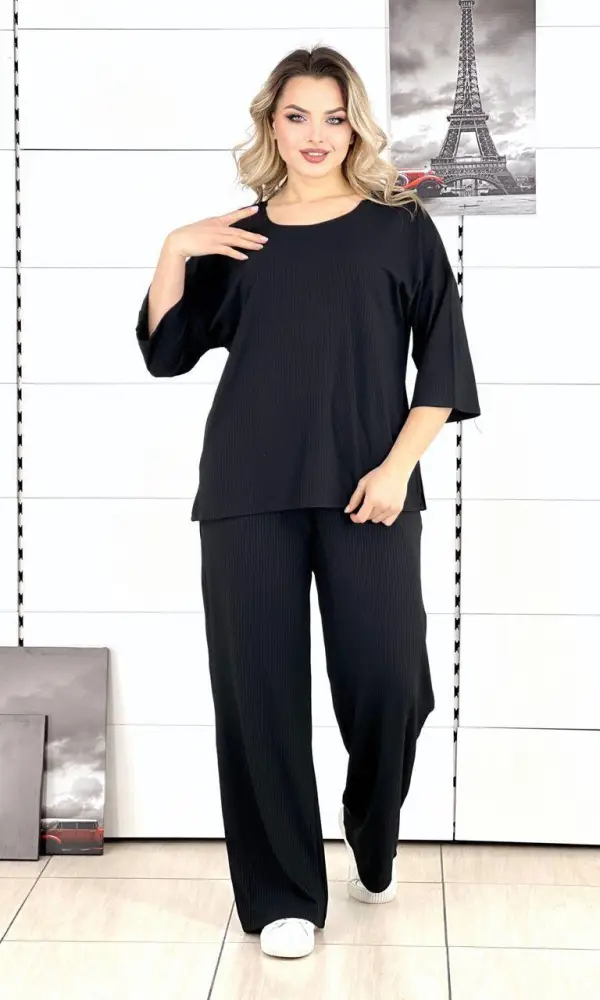 Женский брючный костюм лапша ( р-р 50-56)