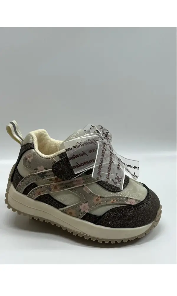 Кеды на липучке с бантом для девочки р-р 18-22