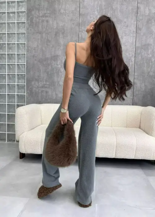 Костюм альпака тройка женский кардиган-топ-брюки р-р 42-48