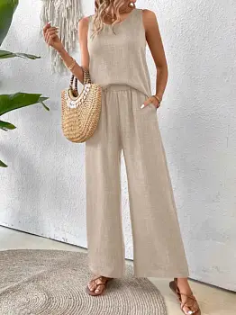 Костюм пляжный брючный женский (р-р L-2XL)