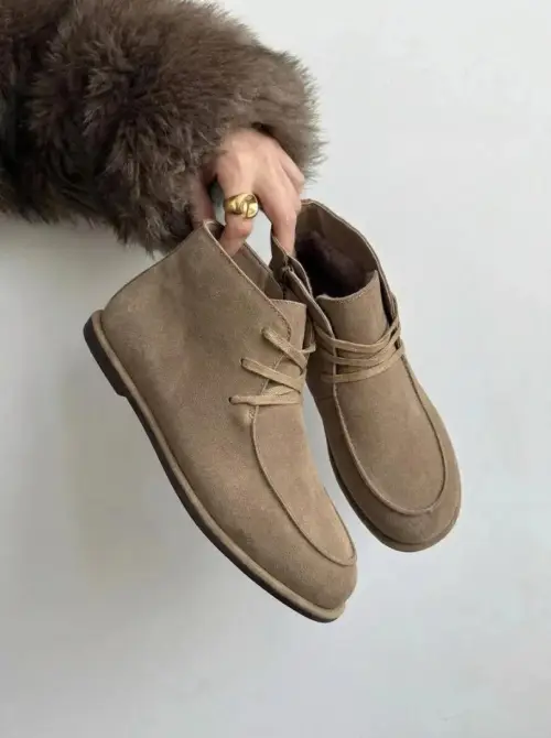 Ботинки из замши зимние женские (р-р 36-41)