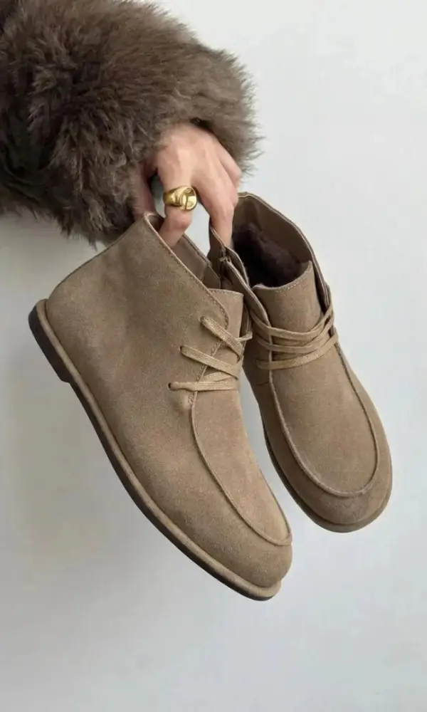 Ботинки из замши зимние женские (р-р 36-41)