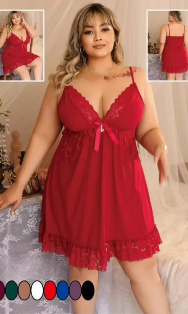 Сорочка кружевная (XXL-XXXL)