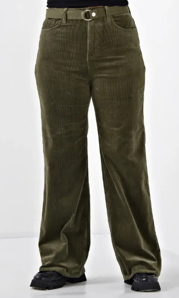 Брюки вельветовые широкие женские (р-р 28-33)