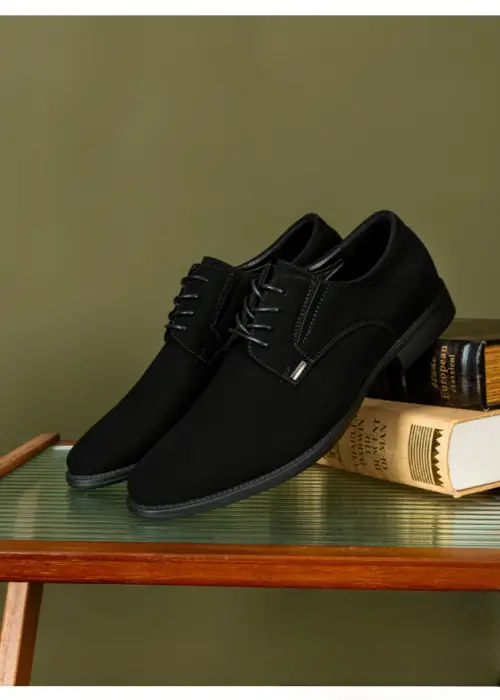 Туфли замшевые мужские на шнуровке (р-р 40-45)