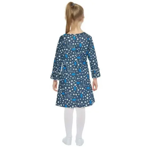Платье для девочки с длинным рукавом (3-6 лет)