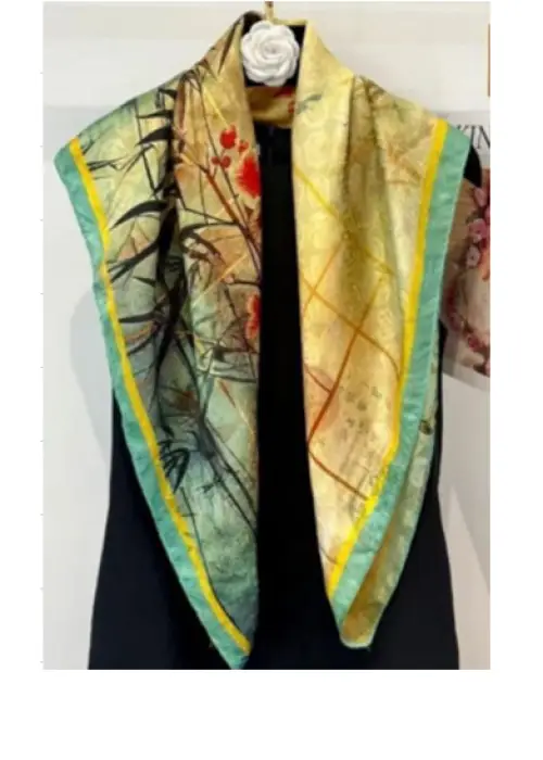 Платок женский шёлковый (р-р 90*90 см)