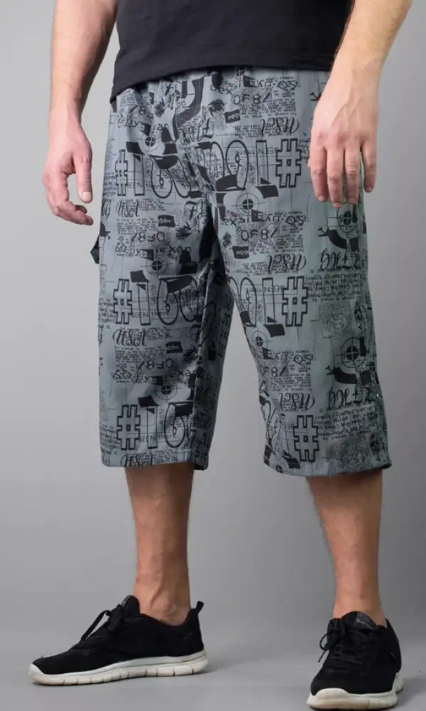 Бриджи шорты карго удлиненные большие размеры ( р-р 6XL-10XL)