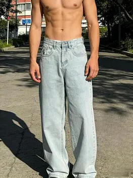 Джинсы багги мужские стрейчевые (р-р 25-32)