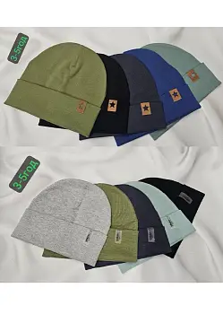 Шапка для мальчика весенняя тонкая (р-р 50-54)