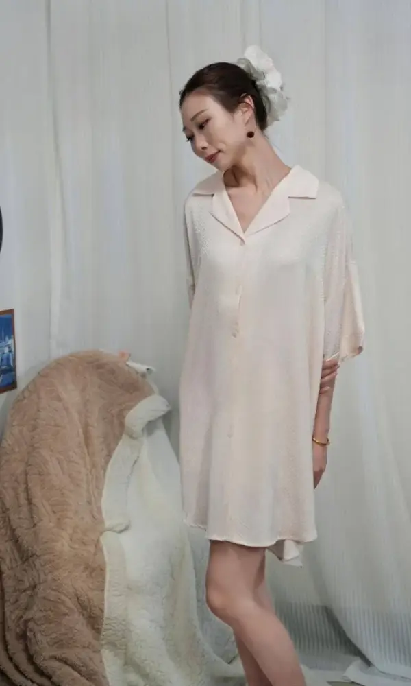 Туника-халат женская домашняя (р-р единый M-XXXL)