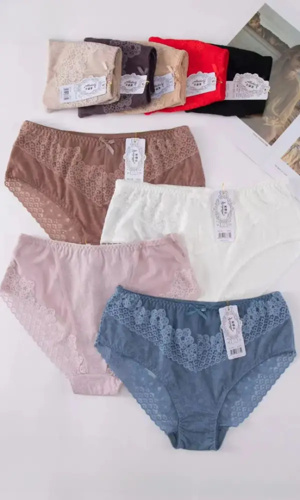 Трусы слипы женские кружевные (р-р 52-56)