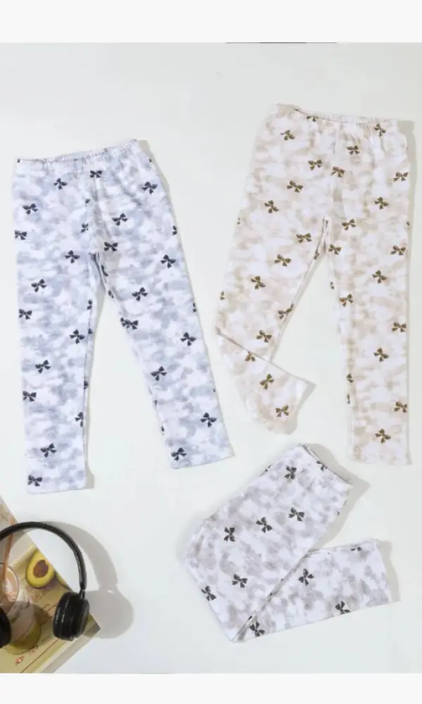 Лосины с принтом для девочки (р-р 100-140)