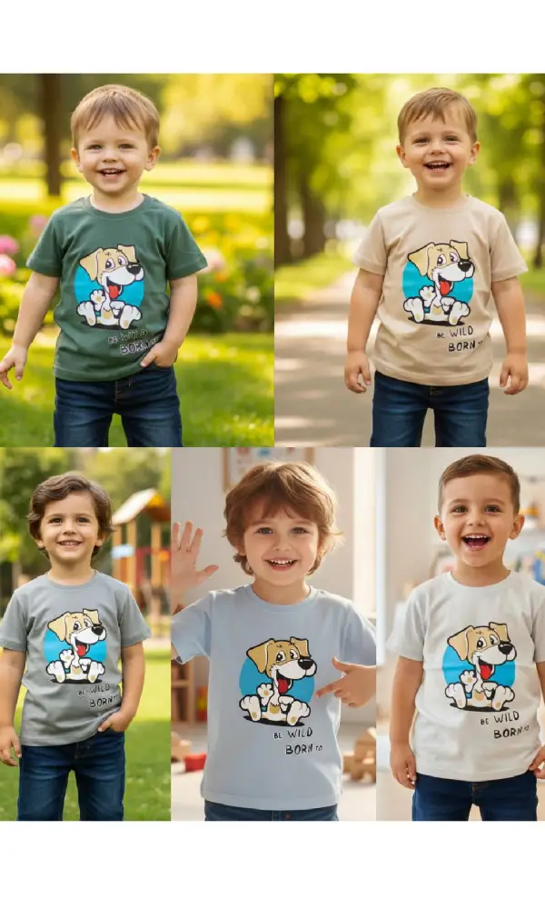 Футболка для мальчика с принтом р-р 2-5 лет