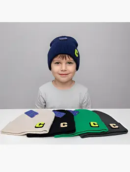 Шапка одинарная для мальчика (3-5 лет)