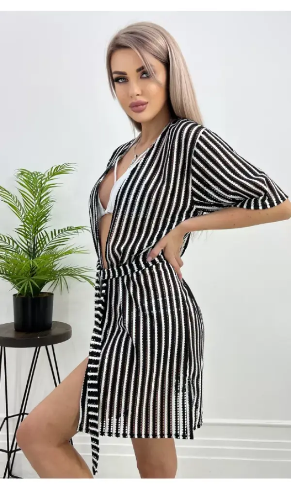 Туника пляжная женская, накидка на купальник (L-4XL)