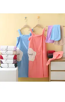 Халат- полотенце для бани