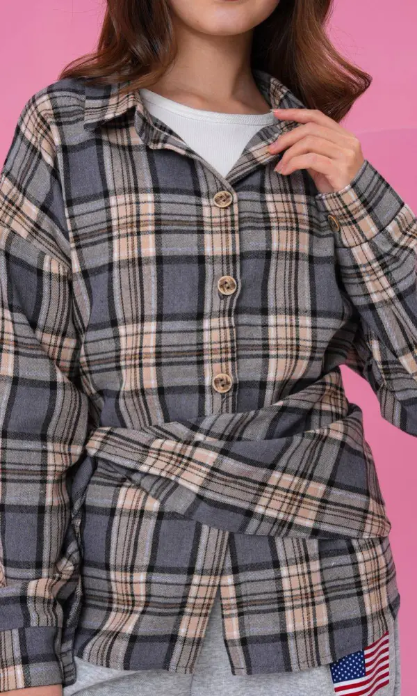 Рубашка с майкой и баской для девочки р-р 36-44