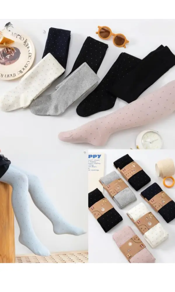 Колготки в горох для девочки от 0-10 лет