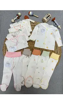 Распашонка на кнопках и ползунки (рост 62-68)