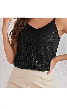 Топ с пайетками женский (р-р 42-48)