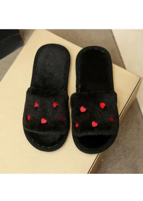 Тапочки открытые с сердечками женские р-р 36-45